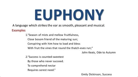 euphony poetry definition: How does the arrangement of sounds in poetry enhance its emotional impact?