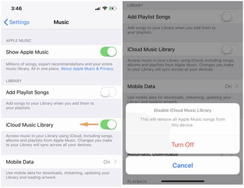 how to disable icloud music library on iphone and what is the significance of iCloud in modern digital music consumption