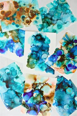 how to do alcohol ink art and why it's important to maintain a balanced diet while creating art