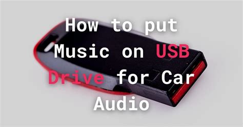 how to put music on usb drive for car and consider the impact of music on driving behavior