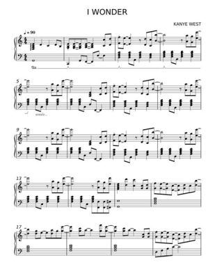 I Wonder Piano Sheet Music: Unraveling the Mystery of Notes and Emotions