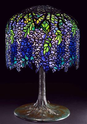 what kind of art nouveau graphic art did tiffany make? Indeed, the intricate patterns and colors used in Tiffany's glassware exemplify the Art Nouveau movement.